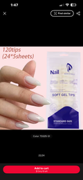 Nails acrylic French