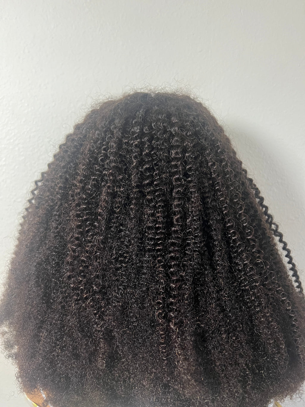 5*5glueless kinky curly 18 inches