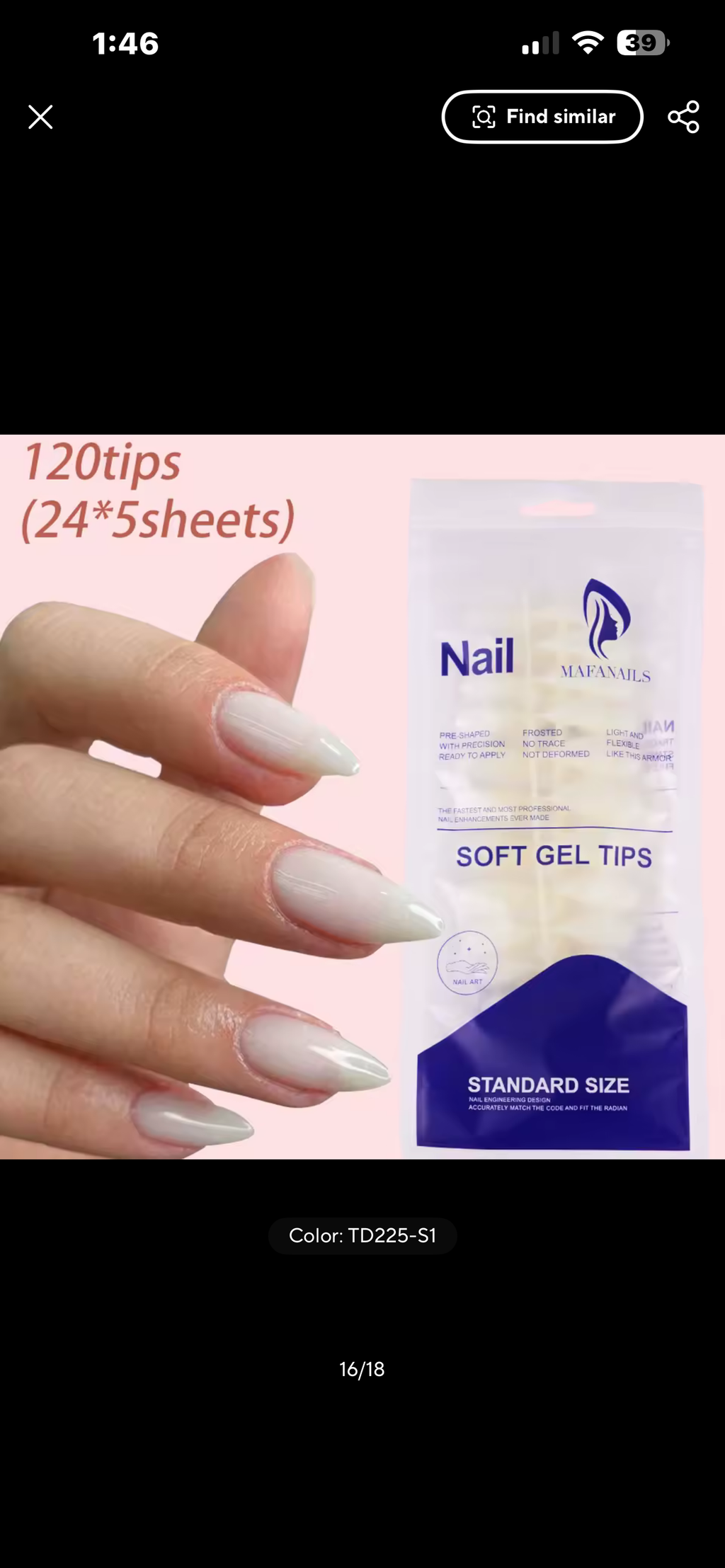 Nails acrylic French